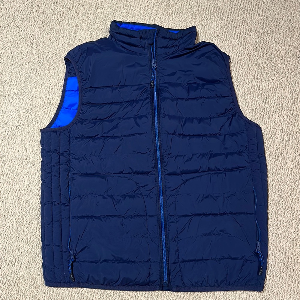 Men's Gap Navy blue puffer vest